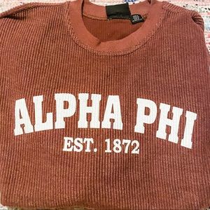 Alpha Phi Sweatshirt #alphaphi